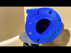 OEM Karet Kursi Cast Iron Check Valve Dengan Counterweight Korosi tahan