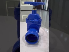 Socket End Stem Resilient Soft Seat Gate Valve Dengan Rating Tekanan PN10/16
